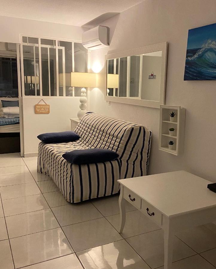 T2 Vue Mer Canet Plage - Le Petit Paradis Exterior foto