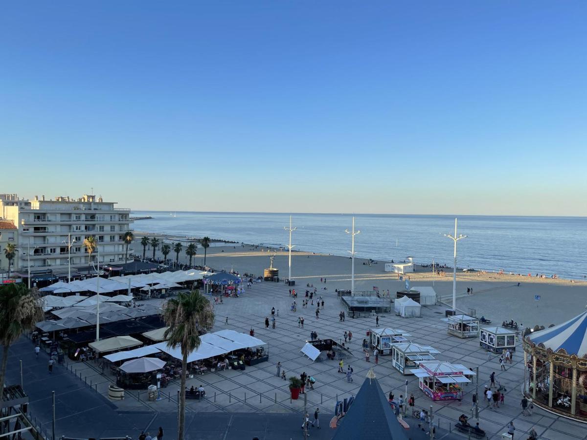 T2 Vue Mer Canet Plage - Le Petit Paradis Exterior foto